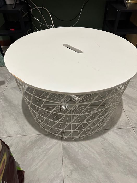 Mesa de arrumação, branco, 61 cm, ikea