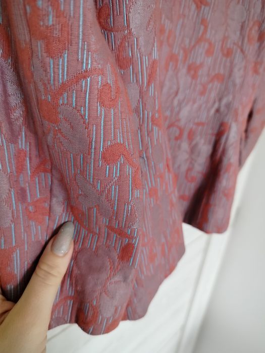 Mango żakiet żakardowy marynarka piękny kolor wzory S/M