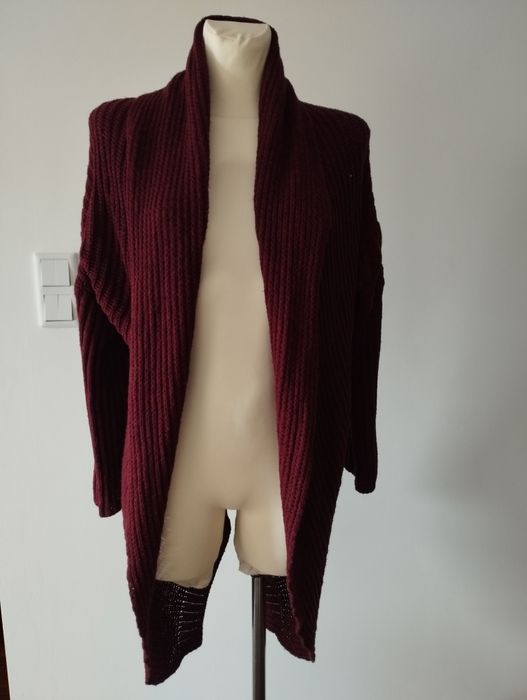 Sweter damski bordowy uniwersalny