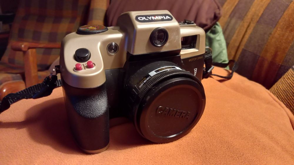 Máquina fotográfica analógica