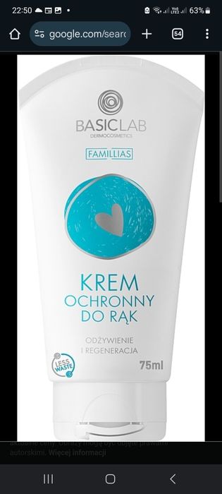 Ochronny krem do rąk basiclab