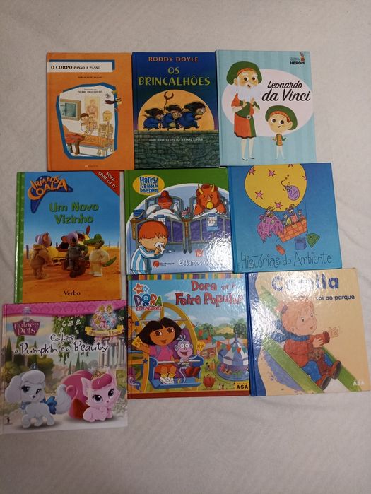 Vários livros infantis