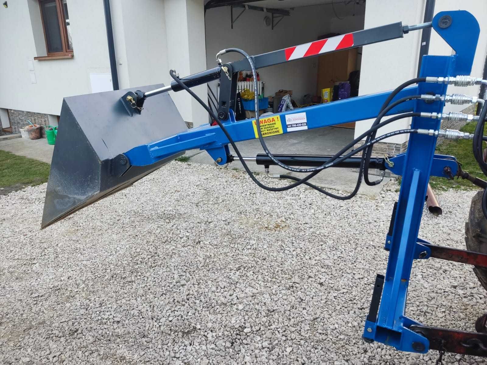 Ładowacz na tuz traktora traktorka podwójna hydraulika raty
