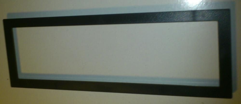 Mascara adaptador suporte de rádio frentes 1 ou 2 din