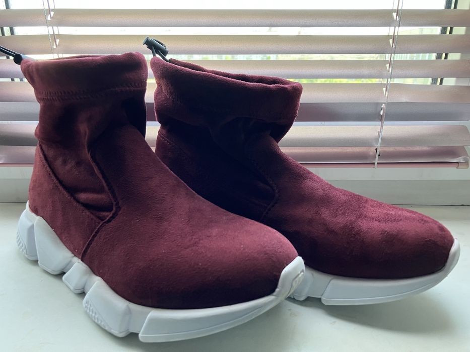 Тканинні кросівки-черевики