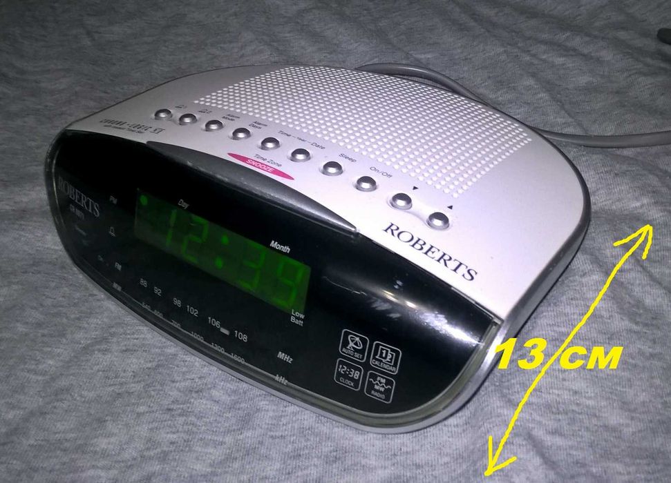 Часы настольные Roberts chrono-logic SR9971 avto set будильник радио