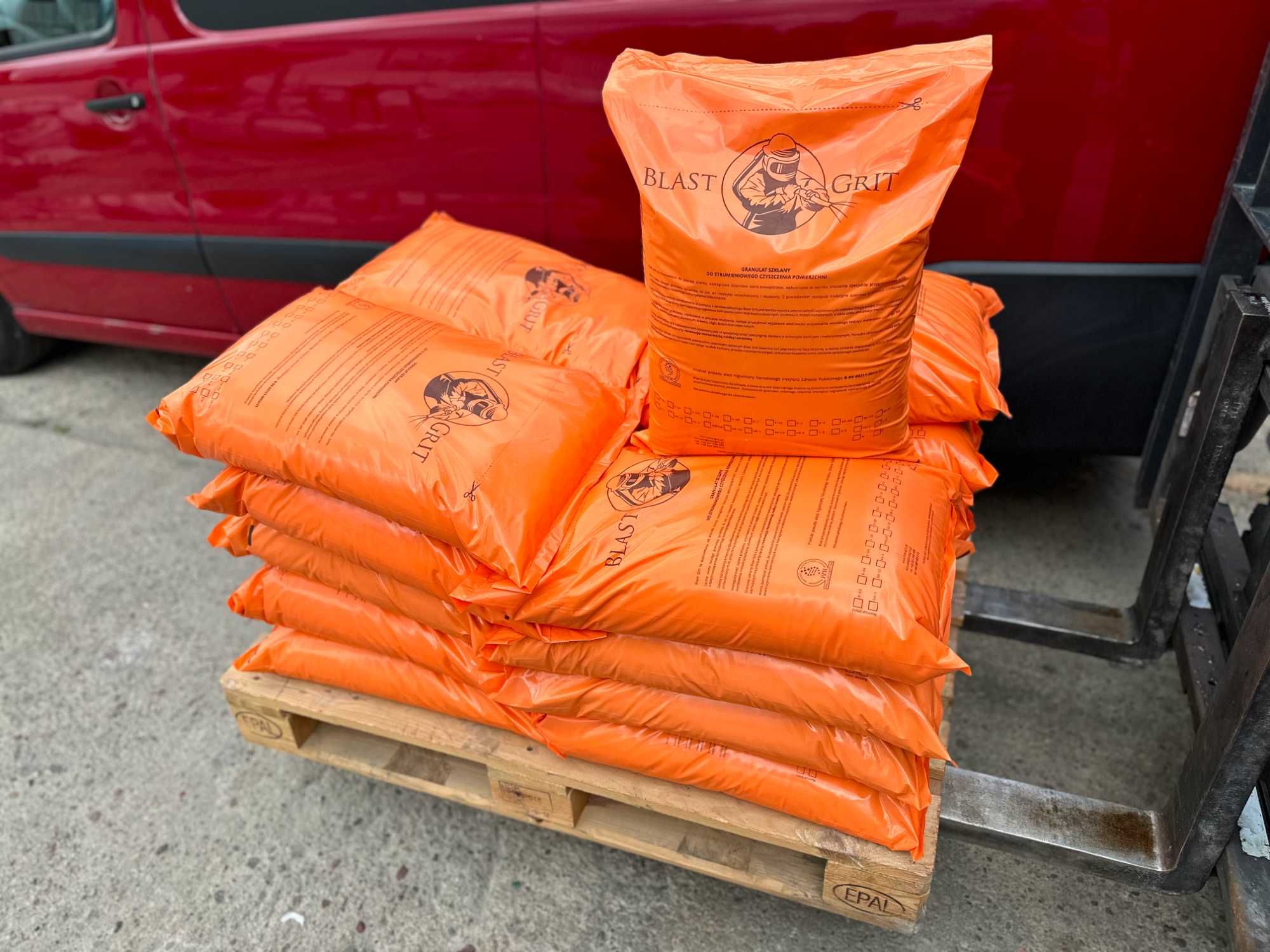 0 - 0,4 mm mikrogranulat szklany Blast Grit Atest PZH 10kg