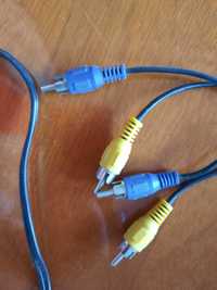 Продам аудио/видео кабель, провод для видеомагнитофона