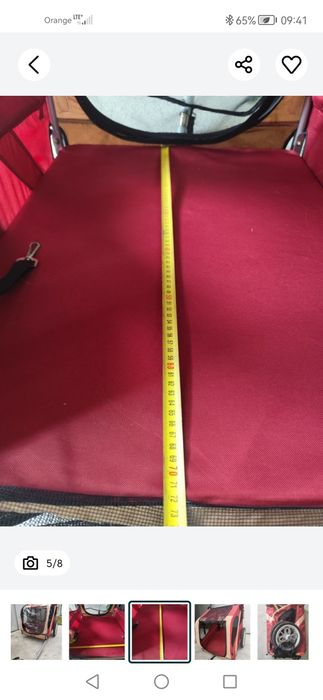 Przyczepka transporter rowerowy dla psa