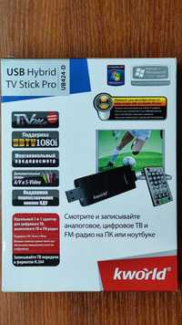 ТВ-тюнер KWorld USB Hybrid TV Stick Pro (KW-UB424-D)
