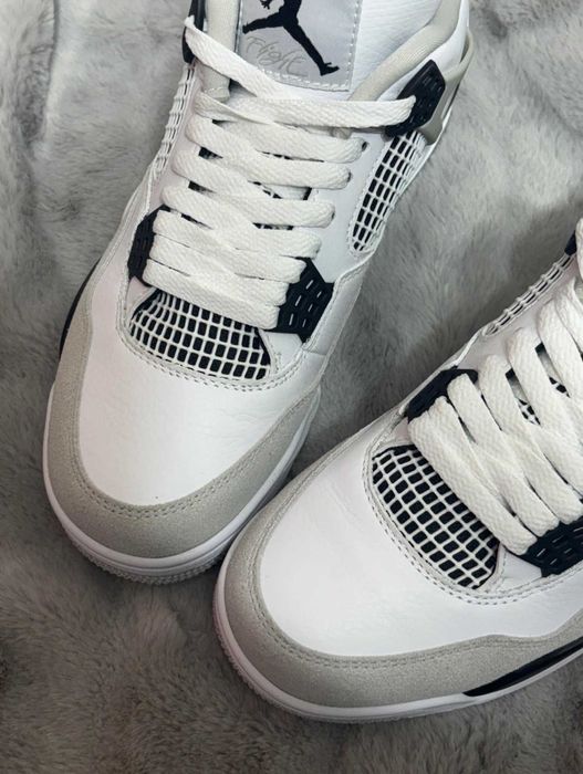 ButyDamskie Jordan‍ 4‍ Retro‍ Military‍ Black‍ Uniseks Roz.38