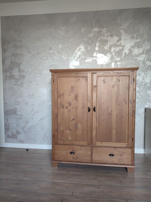 IKEA szafka TV Hamnes drewno