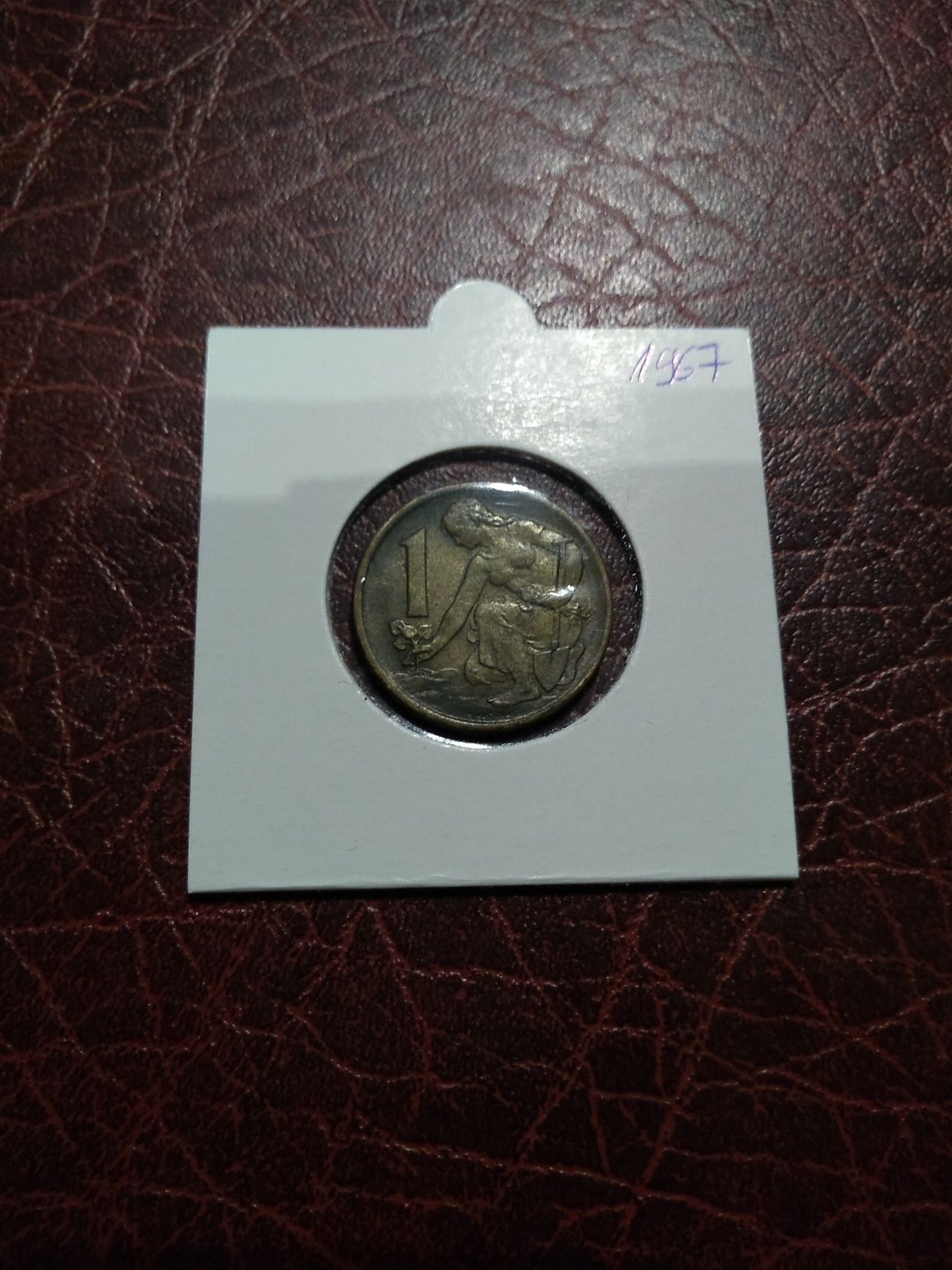 Moneta Czechosłowacja 1 korona 1967
