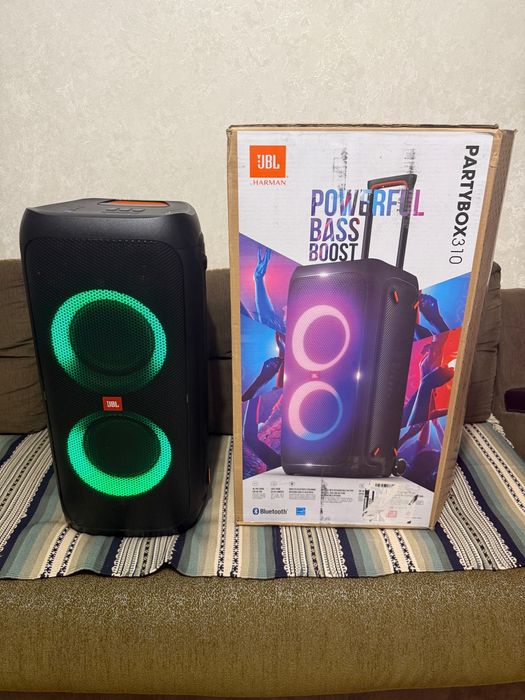 Колонка JBL PartyBox 310 Bluetooth мікрофон сабвуфер акустика динамік