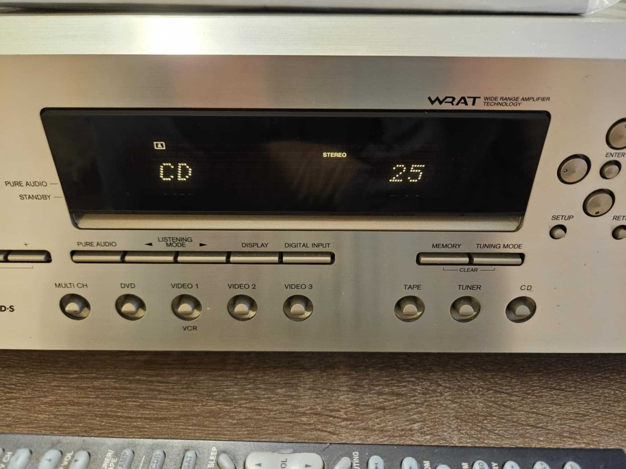 Amplituner Onkyo 6.1 TX-SR502E DTS Dolby Digital ES+ PILOT ORYGINAŁ