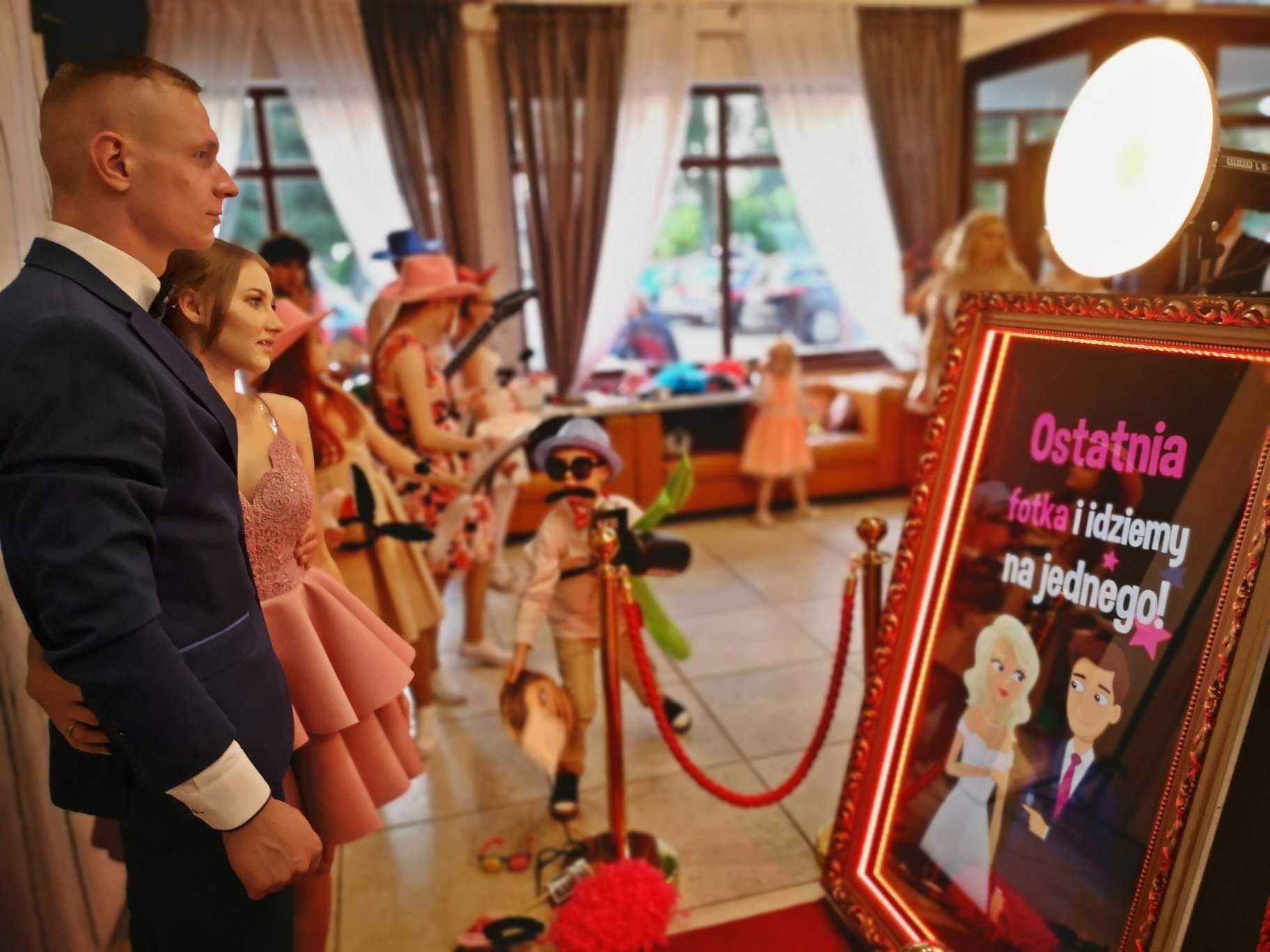 FOTOBUDKA lustro Urodziny Komunia Wesele Ślub - WOLNE TERMINY
