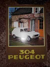 Peugeot 304 prospekt wydanie angielskie 1979