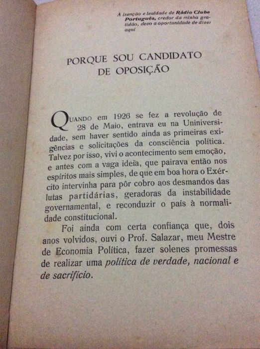 Documentos de uma campanha eleitoral : por que sou candidato... 1953