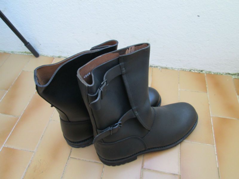 Botas de Fuzileiro todas em Pele, Novas