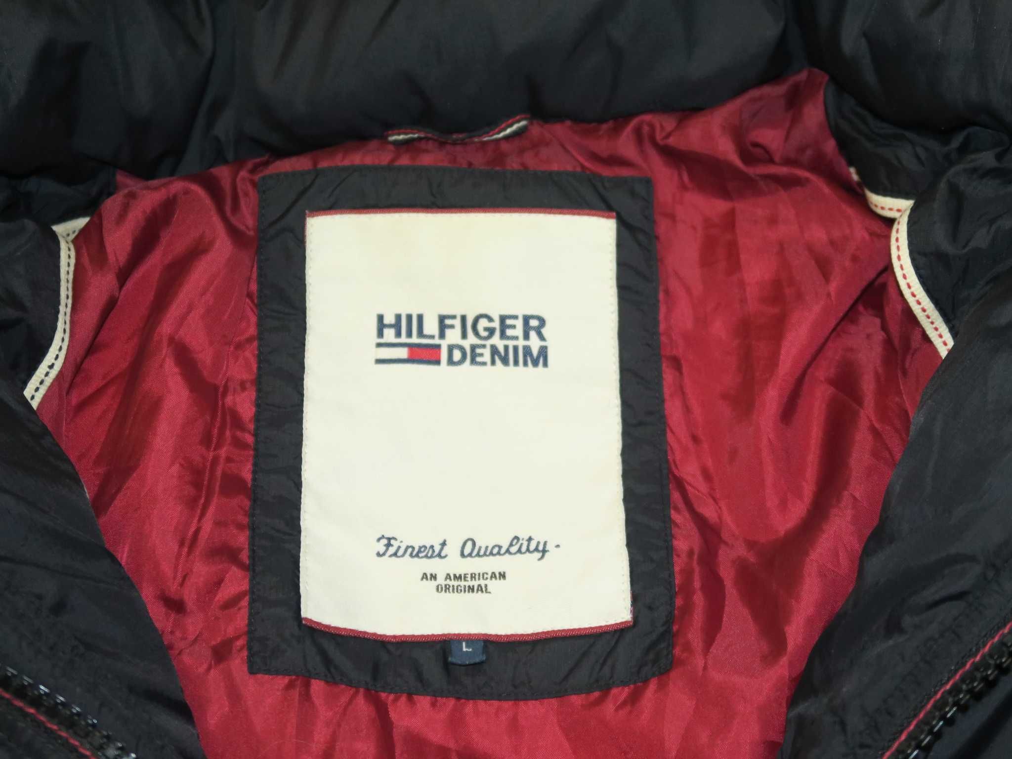 Tommy Hilfiger kurtka puchowa pikowana L