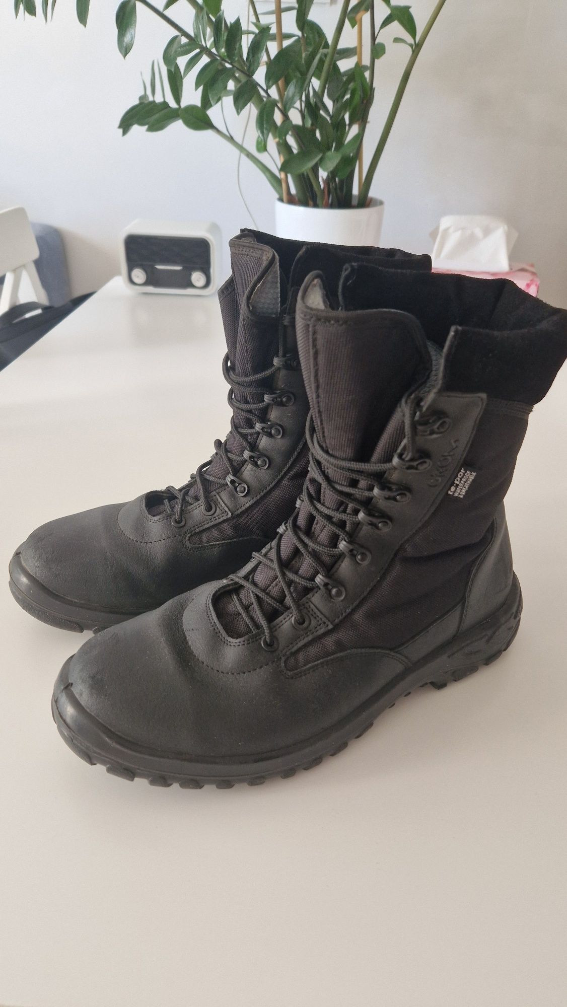 Buty wysokie Protektor Grom Plus T r 44 czarne