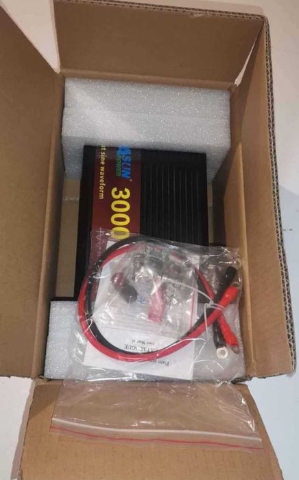Inversor 3000w Onda Pura 24v ou 12v para 220v Novo para Camião, Carro