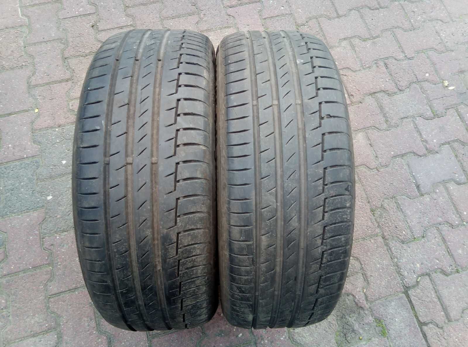 Używane opony letnie 225/55R19 Continental para