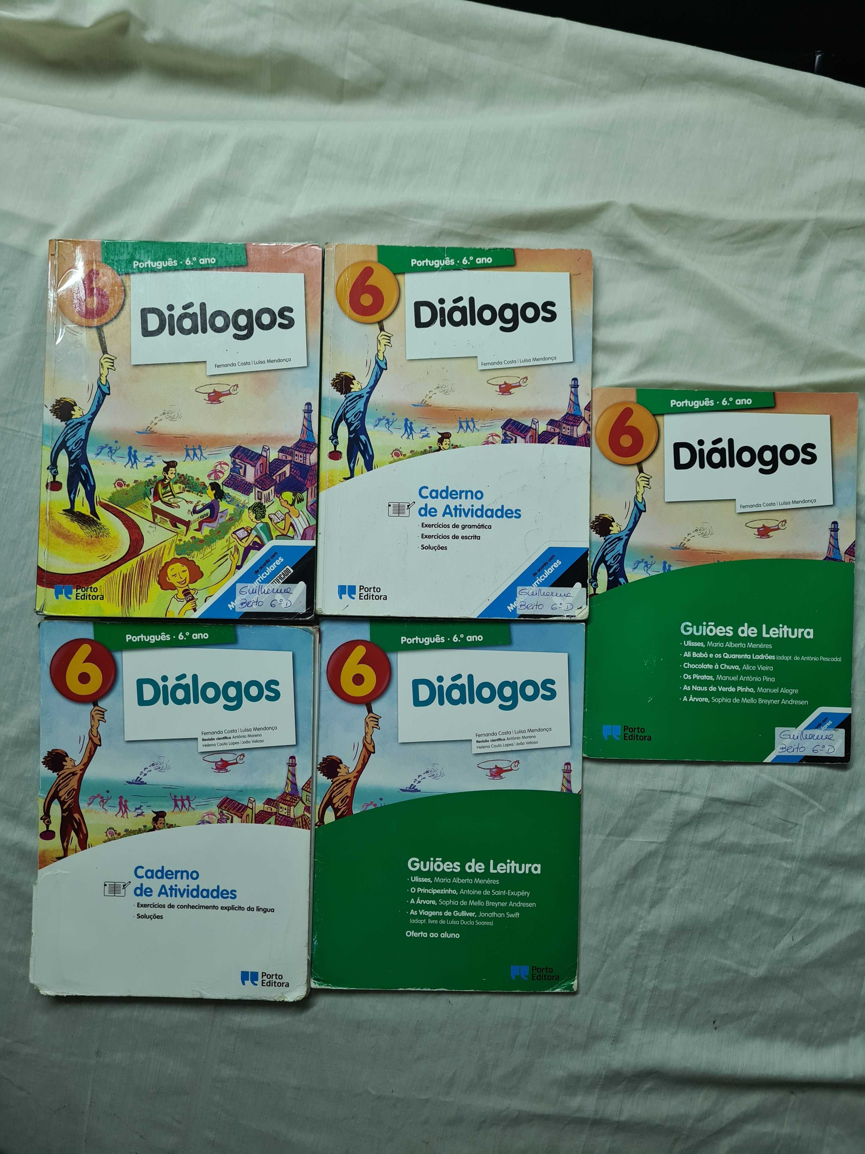 Livro Português Diálogos + Caderno Actividades 6ºAno