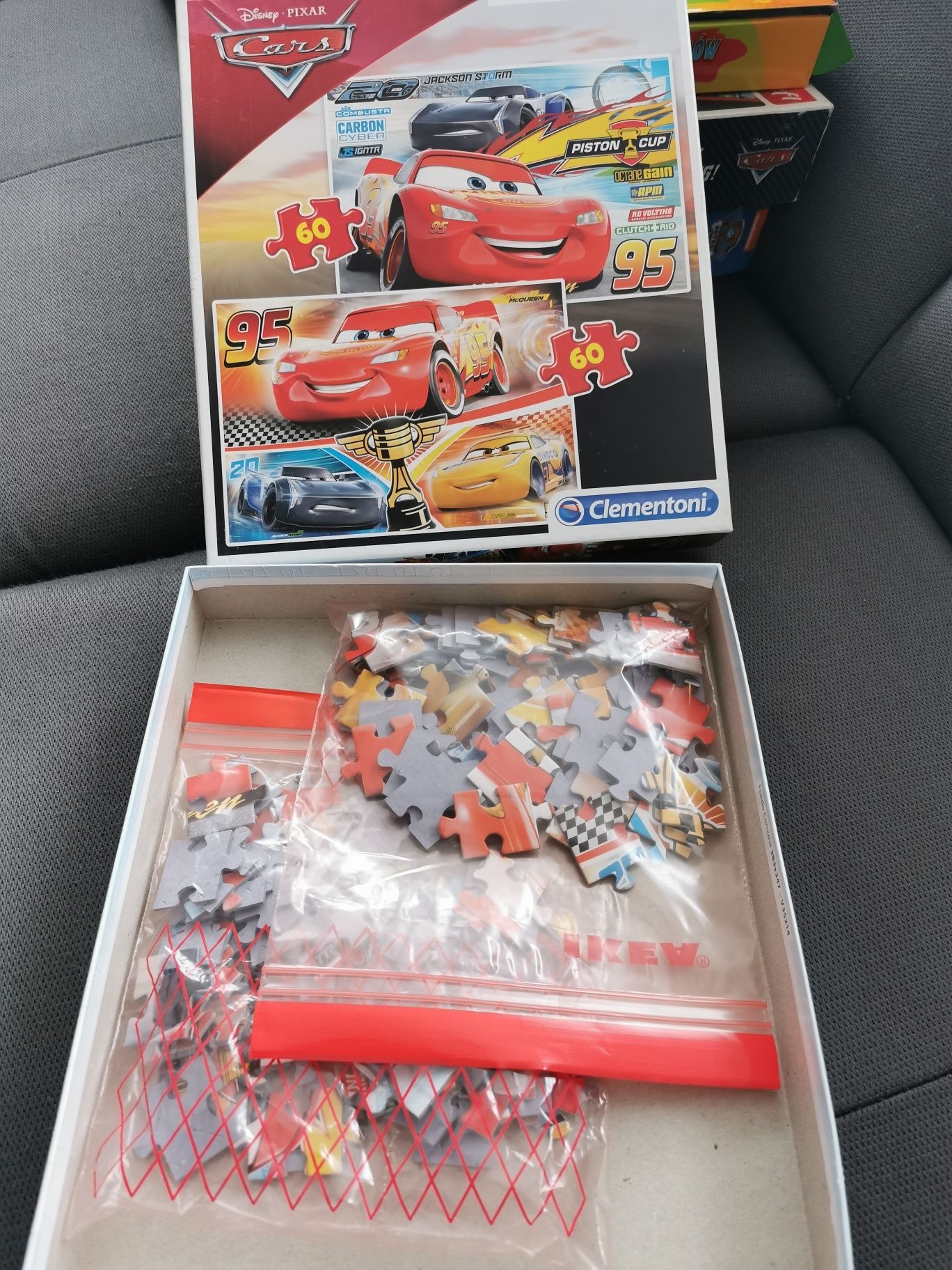 Puzzle Carsy 2 x 60 sztuk