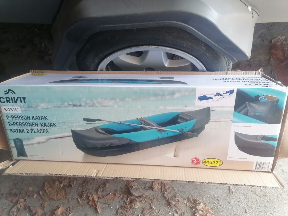 Kajak nadmuchiwany sup 2 osobowy