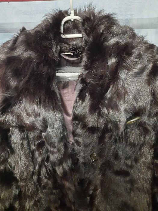 Шуба из натуральной козы 46-48 размер в новом состоянии