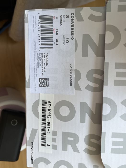 Nowe oryginalne buty CDG ,Converse x Comme des garson