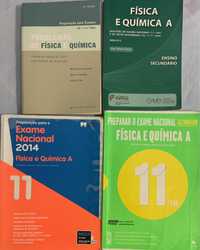 Livros de preparação para o exame nacional de físico-química 10/11