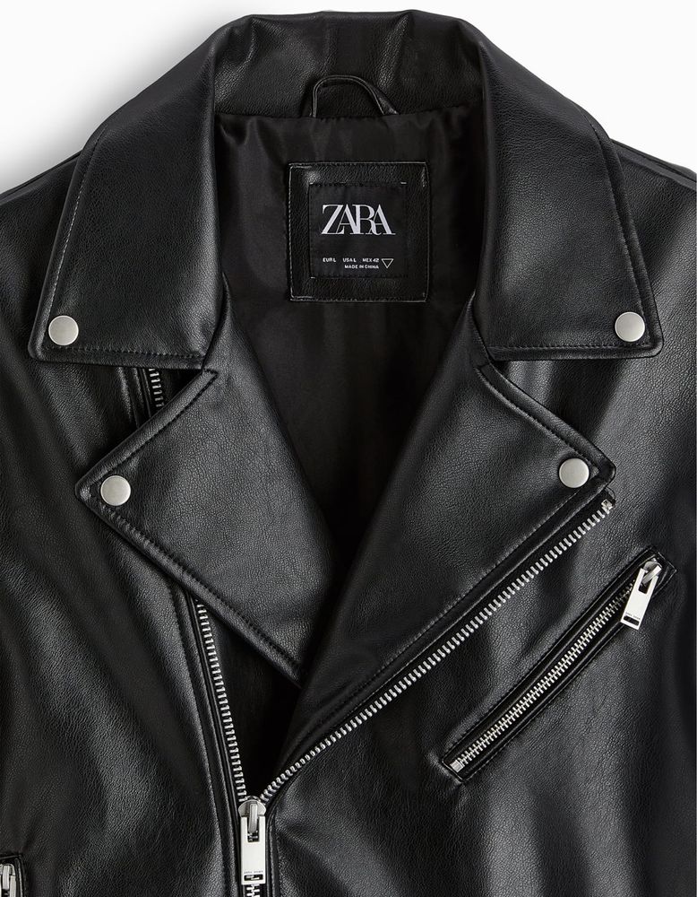 Zara man чоловіча,класична косуха куртка,М розмір