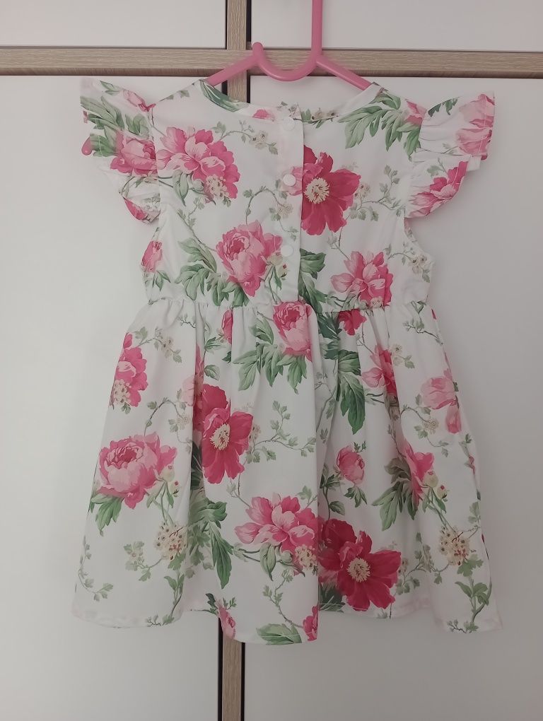 Sukienka flower kwiaty kokardki 80