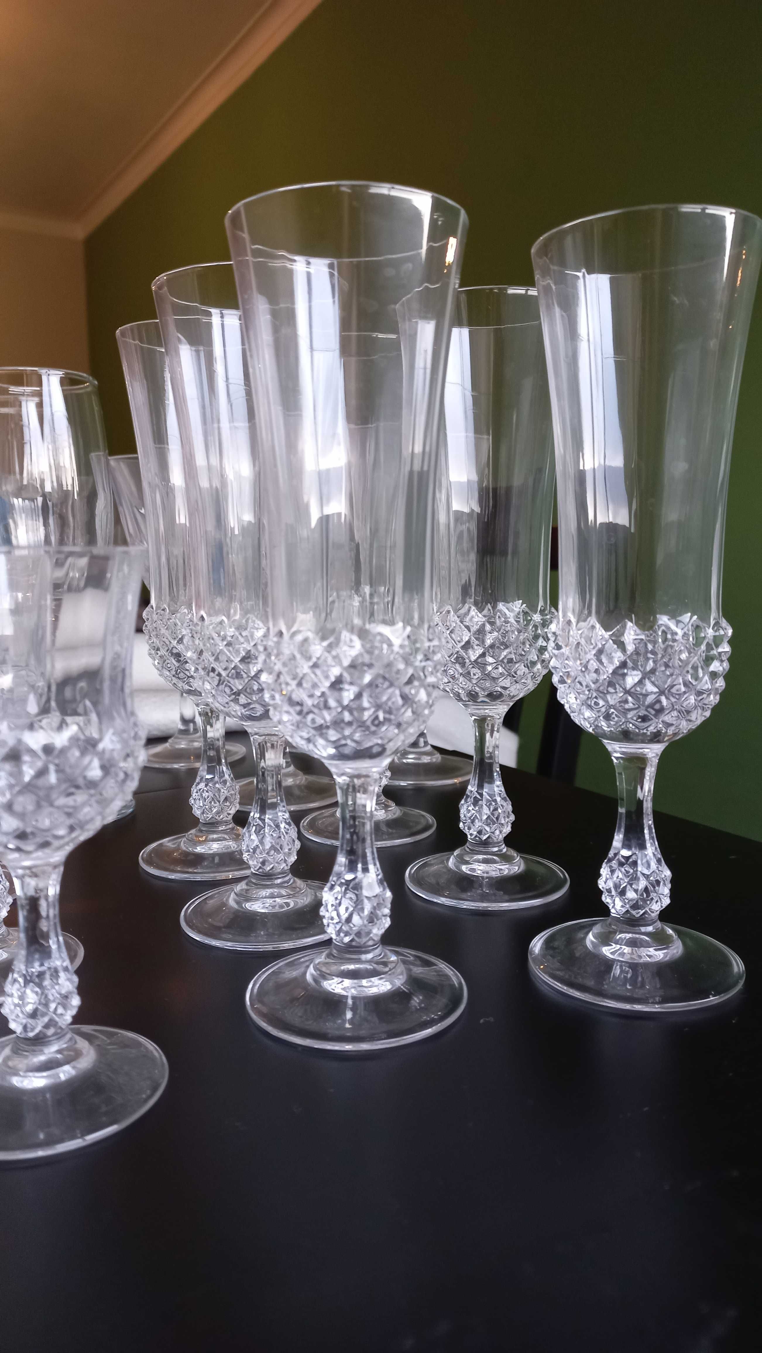 Copos de cristal