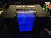 Subwoofer alpine sbg-1244bp / Wzmacniacz Next audioemotions Q-22