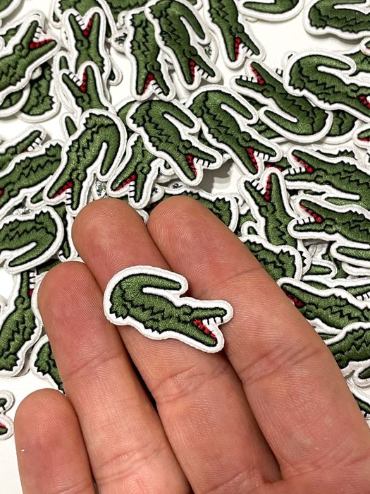 Naszywki Prasowanki krokodyl Lacoste 10 sztuk