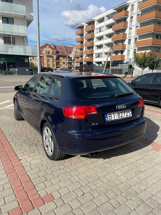 Audi A3 Sportback 1.8 TFSI 160KM. 1- właściciel w Polsce, 2007r.