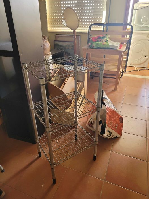 Estante de metal forte e resistente