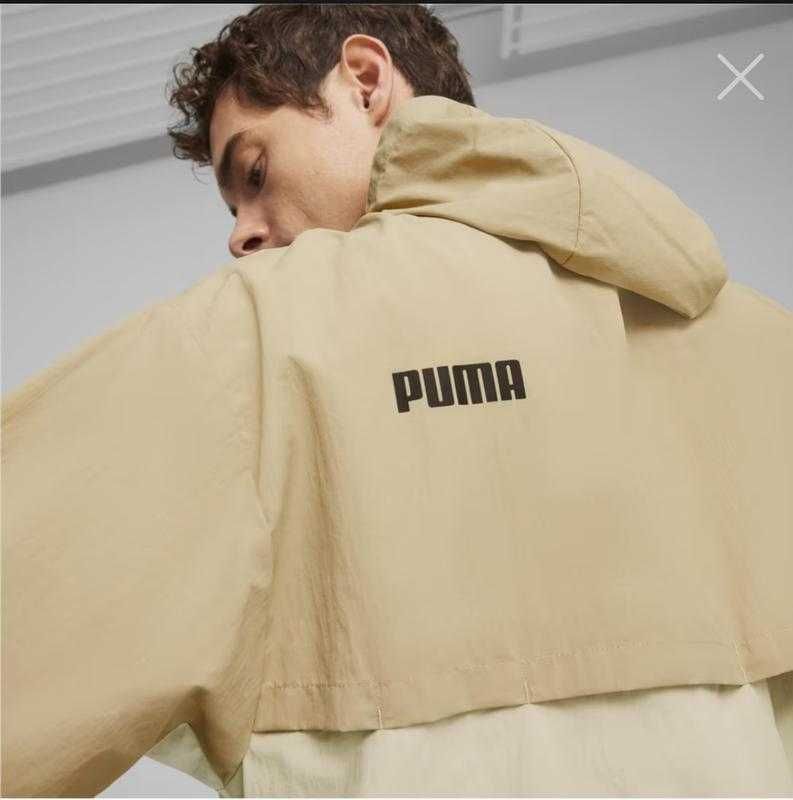 Куртка чоловіча вітрівка puma men's windbreaker jacket хл