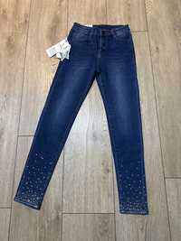 Moon Girl jeansy z cyrkoniami r xs/S