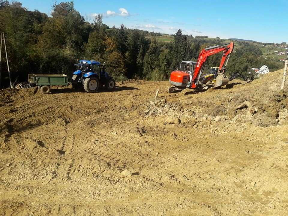 Prace Ziemne Usługi Koparką Usługi Ładowarką