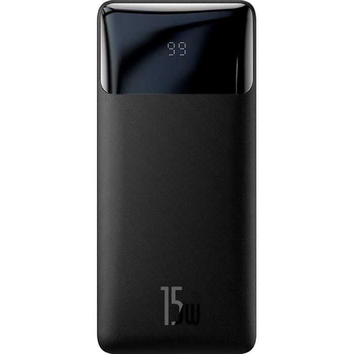 Павербанк Power Bank Baseus Bipow 30000mAh 15W Black ГАРАНТІЯ
