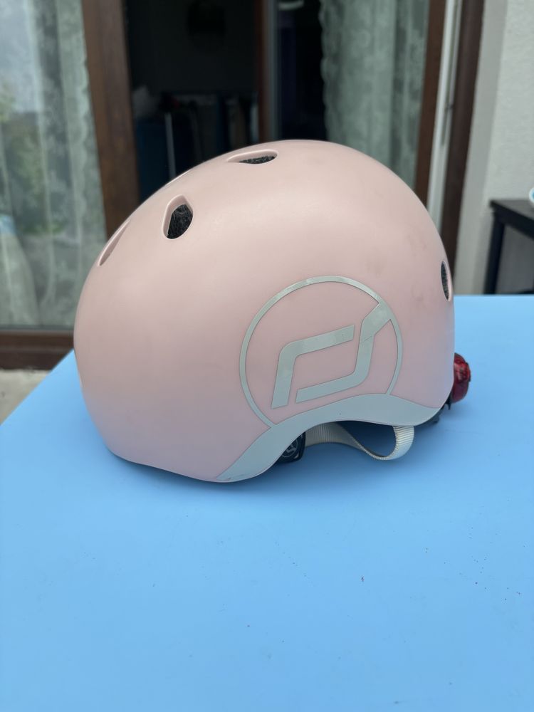 Kask różowy dla dziecka scoot and ride stoot&ride