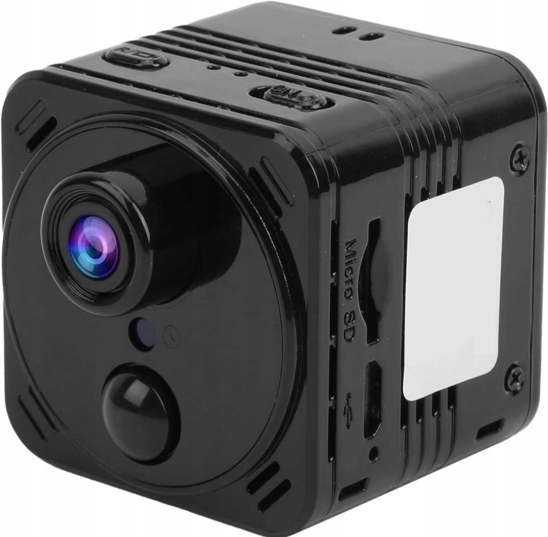 Mini kamera smart Wi-Fi bezprzewodowa hd z noktowizorem wykrywa ruch