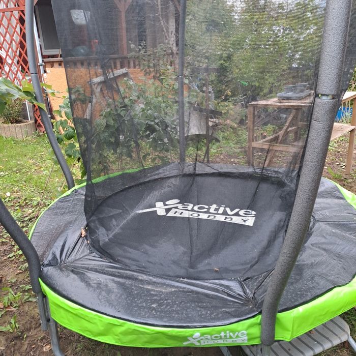 Trampolina Ogrodowa dla Dzieci 6FT 183 cm Siatka Wewnętrzna Osłona
