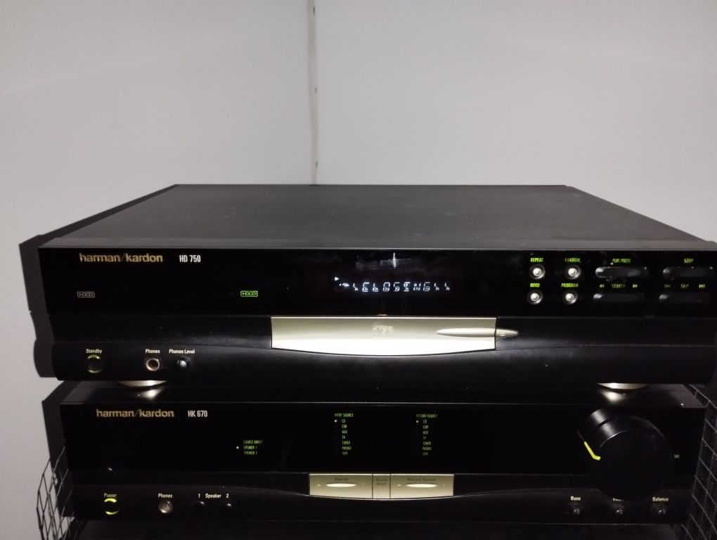 Harman Kardon wzmacniacz HK670 i CD HD750