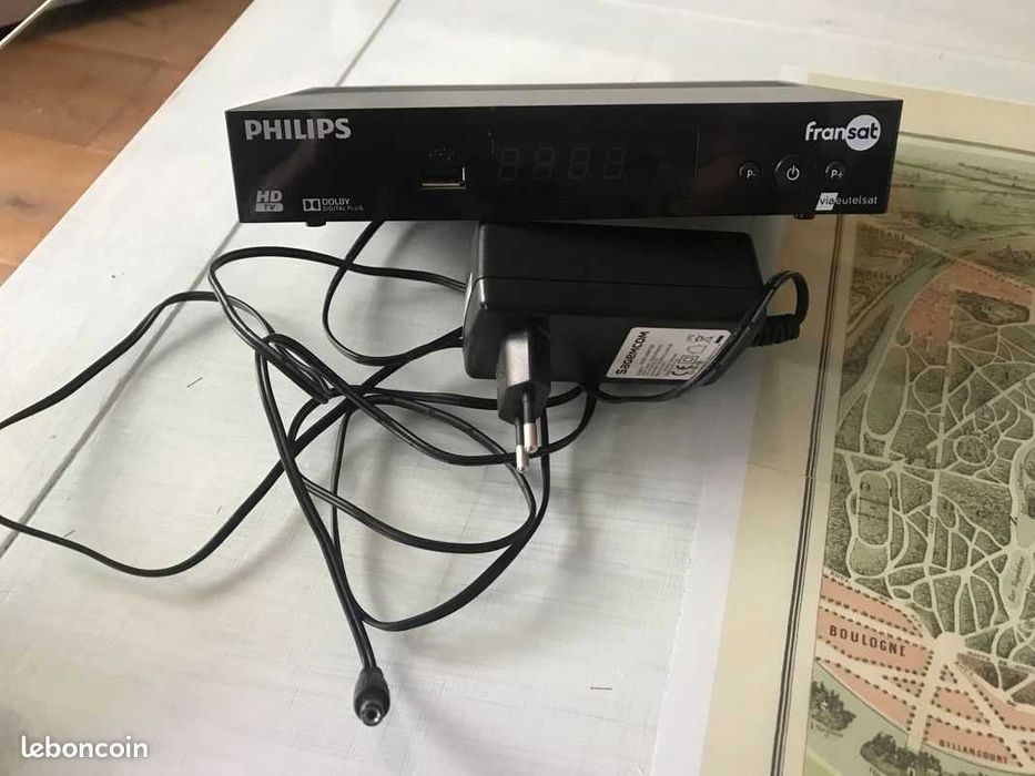 receptor Box Decodificador de satélite Philips DSR 3031 FRANSAT TNT
