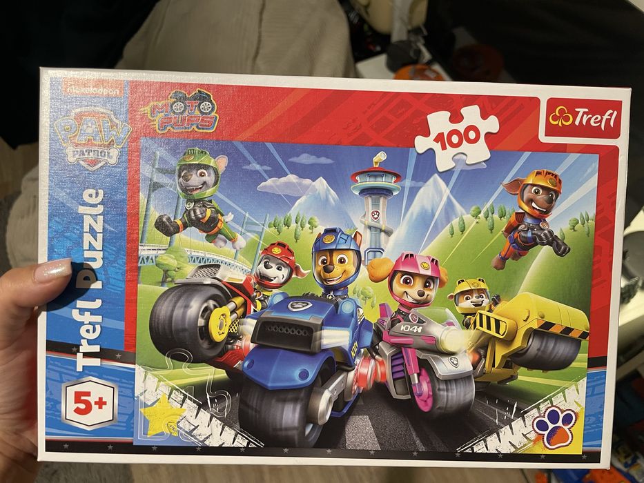 Zestaw gier i puzzli psi patrol pokemon